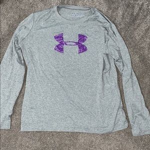 Kids large long sleeve under armor shirt